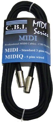 open zoom image for CBI Standard MIDI Cable, 2-Pack, 6 foot, Main