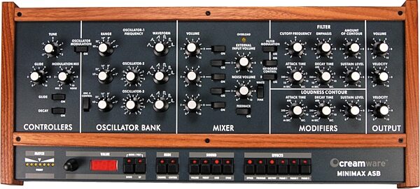 open zoom image for Creamware MinimaxASB Virtual Analog Synthesizer, Main