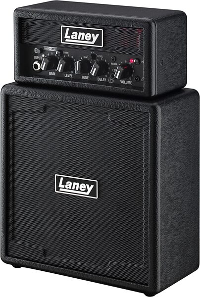 open zoom image for Laney Ministack-B-Iron Ironheart Battery-Powered Guitar Amp + Bluetooth Speaker, New, Action Position Back