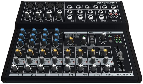 open zoom image for Mackie Mix12FX Compact Mixer with Effects, 12-Channel, New, Main