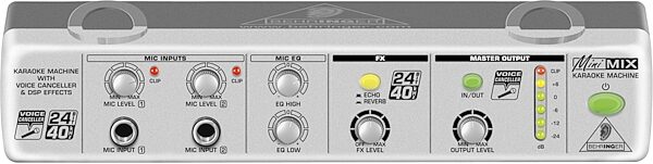 open zoom image for Behringer MIX800 MiniMIX Ultra-Compact Karaoke Machine with Voice Canceler, Main
