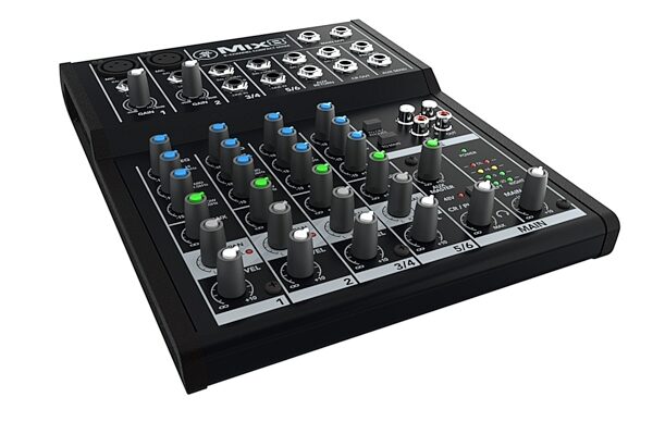 open zoom image for Mackie Mix8 Compact Mixer, 8-Channel, New, Right