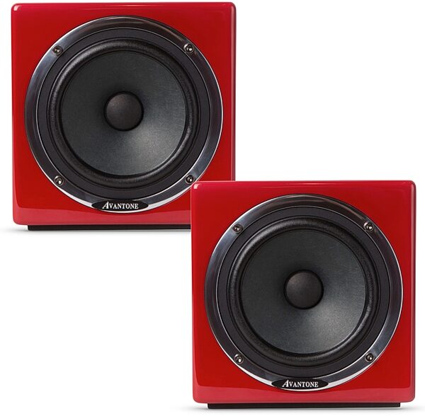open zoom image for Avantone MixCubes Active Studio Monitor (60 Watts, 1x5.25"), Pair, Red, Main
