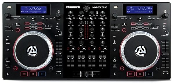 open zoom image for Numark MixDeck Quad 4-Channel Complete DJ System, Main