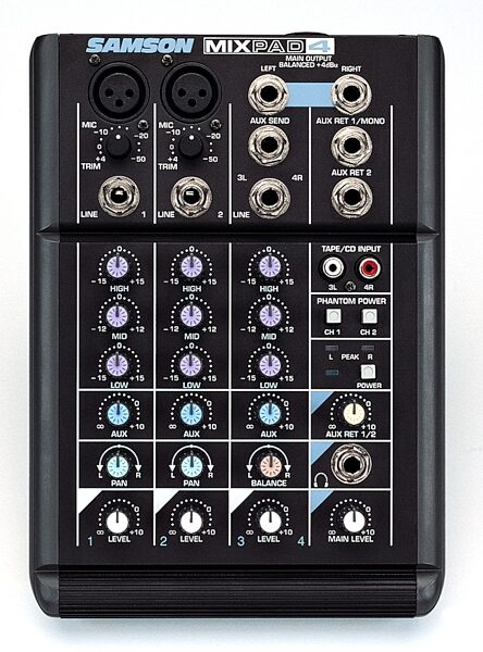 open zoom image for Samson Mixpad 4, Main