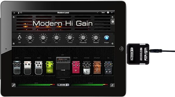 open zoom image for Line 6 Mobile In iOS Audio Interface for iPhone and iPad, In Use with iPad