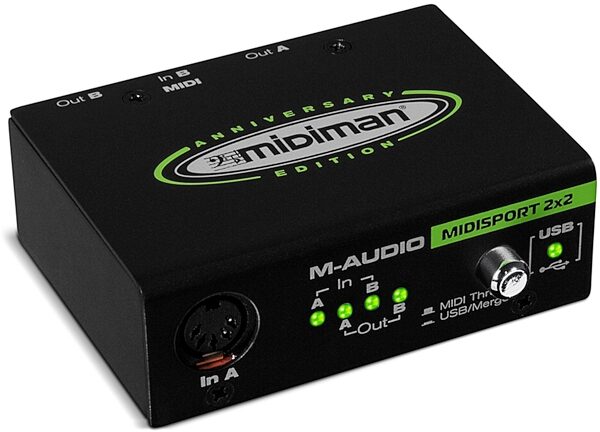 open zoom image for M-Audio Midisport 2x2 Anniversary Edition USB MIDI Interface, Main