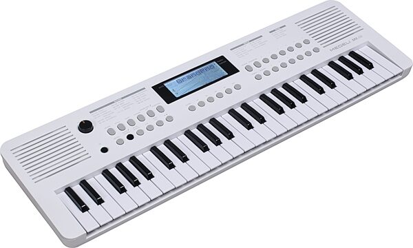 open zoom image for Medeli MK49 Portable Keyboard, White, Action Position Back