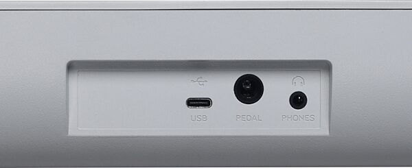 open zoom image for Medeli MK49 Portable Keyboard, White, Action Position Back