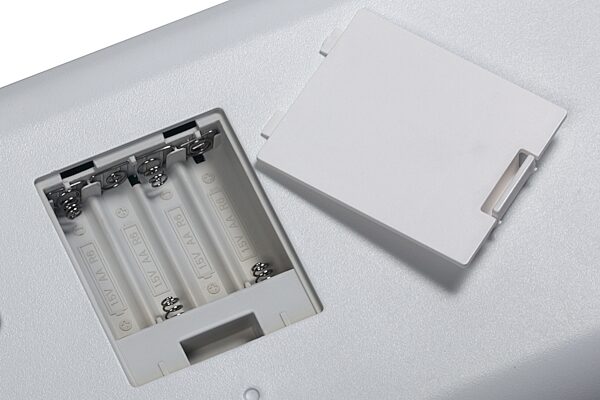 open zoom image for Medeli MK49 Portable Keyboard, White, Action Position Back
