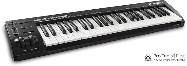 open zoom image for M-Audio Keystation 49 MK3 USB MIDI Controller, 49-Key, New, Angled Front-