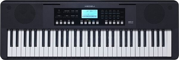 open zoom image for Medeli MK61 Portable Keyboard, Black, Action Position Back