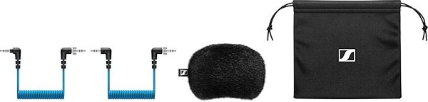 open zoom image for Sennheiser MKE 200 Supercardioid On-Camera Microphone, New, Main with all components Side