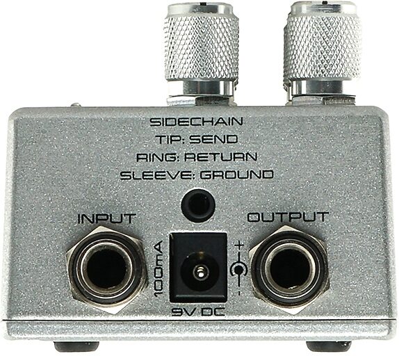 open zoom image for Empress Bass Compressor Pedal, Silver, Action Position Back