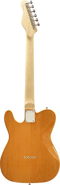 open zoom image for Michael Kelly 1953 Electric Guitar, with Maple Fingerboard, Natural, Spalted Maple Top, Open Box (Very Good), Action Position Back
