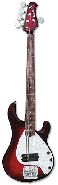 open zoom image for OLP MM3 5-String Bass Guitar, Flame Maple