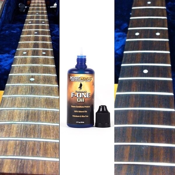 open zoom image for Music Nomad F-ONE Fretboard Oil Cleaner and Conditioner, New, View