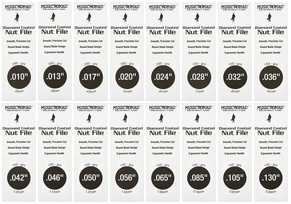 open zoom image for Music Nomad 16-Piece Nut File Set, With Case, view