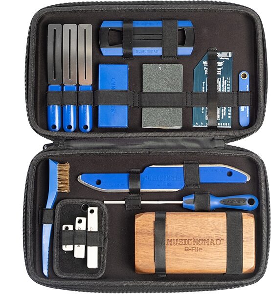 open zoom image for Music Nomad MN880 Premium Guitar Tech Fret Tool Set, New, Action Position Back