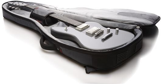 open zoom image for Mono Classic Electric Guitar Case, Jet Black, In Use