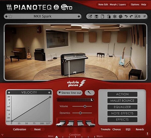 open zoom image for Modartt Electric Pianos Instrument Pack for Pianoteq Software, Digital Download, Action Position Back