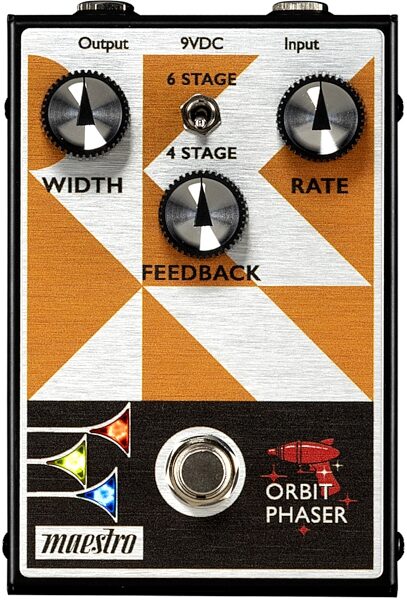 open zoom image for Maestro Orbit Phaser Pedal, New, Action Position Back