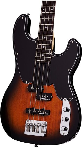 open zoom image for Schecter Model-T Electric Bass, 2-Color Sunburst - Body