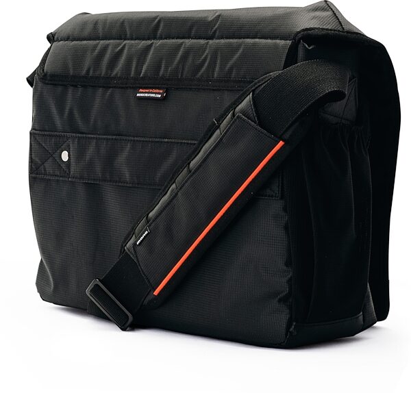 open zoom image for Mono M80-STRM M80 Stealth Relay Messenger Bag, Black, Angled Back