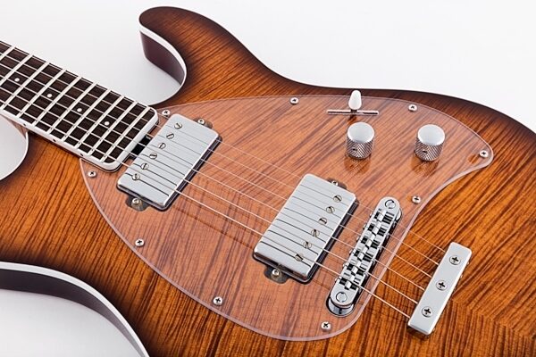 open zoom image for Ernie Ball Music Man BFR Steve Morse HH Electric Guitar (with Case), ve
