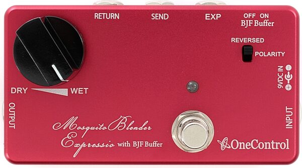 open zoom image for One Control Mosquite Blender Expressio FX Blender Pedal, Action Position Front