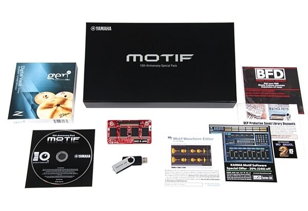 open zoom image for Yamaha MOTIF 10th Anniversary Pack, Main