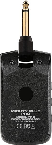 open zoom image for NUX Mighty Plug Pro MP-3 Headphone Amp and USB Interface for Guitar/Bass, Open Box (Like New), Action Position Back
