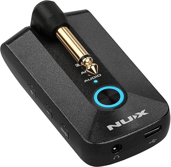 open zoom image for NUX Mighty Plug Pro MP-3 Headphone Amp and USB Interface for Guitar/Bass, Open Box (Like New), Action Position Back