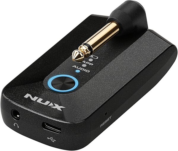 open zoom image for NUX Mighty Plug Pro MP-3 Headphone Amp and USB Interface for Guitar/Bass, Open Box (Like New), Action Position Back