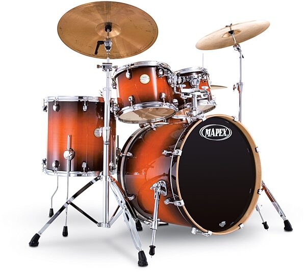 open zoom image for Mapex MP5295 Meridian Maple Standard 5-Piece Drum Kit, Volcanic Burst