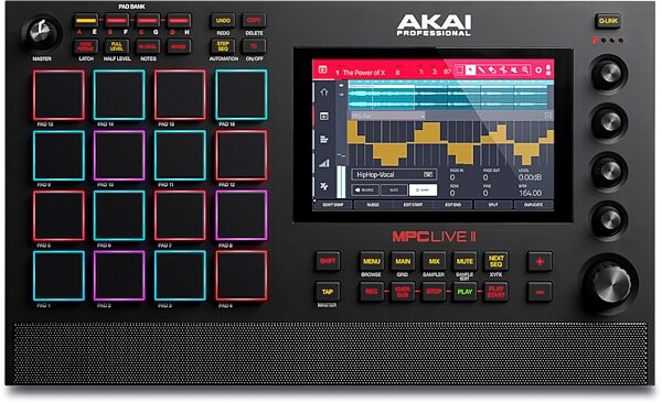 open zoom image for Akai MPC Live II Music Production Workstation, Action Position Back