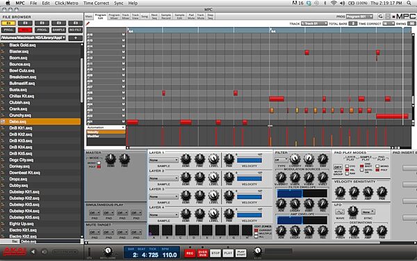 open zoom image for Akai MPC Studio Music Production Controller, Program Edit