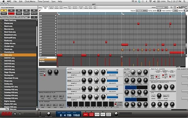 open zoom image for Akai MPC Renaissance Music Production Controller, Screenshot 2