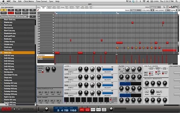 open zoom image for Akai MPC Studio Black Music Production Controller, Program Edit