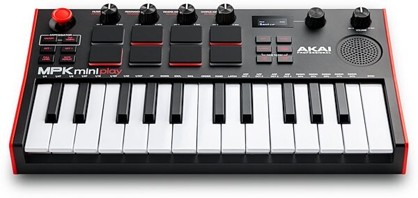 open zoom image for Akai MPK Mini Play MK3 MIDI Controller and Synthesizer Keyboard, New, Action Position Back