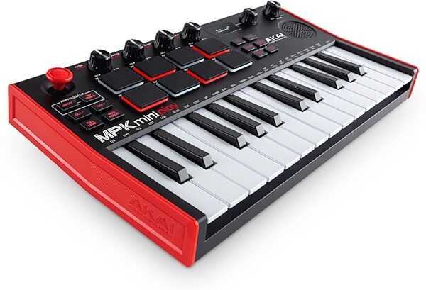 open zoom image for Akai MPK Mini Play MK3 MIDI Controller and Synthesizer Keyboard, New, Action Position Back