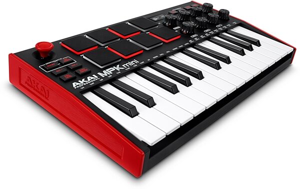 open zoom image for Akai MPK Mini MK3 USB MIDI Keyboard Controller, 25-Key, Angle