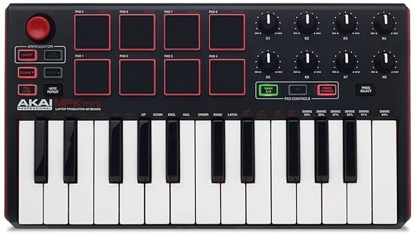 open zoom image for Akai MPK mini MKII USB Keyboard Controller, 25-Key, Main