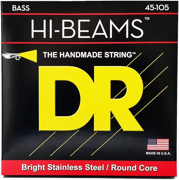 open zoom image for DR Strings Hi-Beam Electric Bass Strings, Medium, 45-105, view