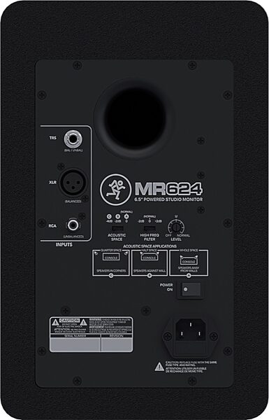 open zoom image for Mackie MR624 Powered Studio Monitor, New, View