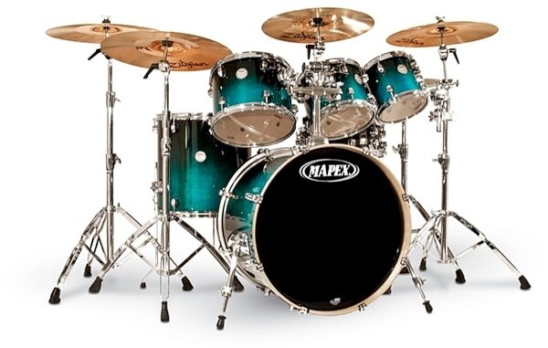 open zoom image for Mapex MR629S Meridian Birch Studio Drum Shell Kit, 6-Piece, Sapphire Fade