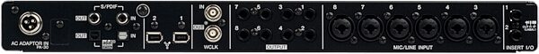 open zoom image for Steinberg MR816CSX Advanced Integration DSP Studio FireWire Audio Interface, Back Panel