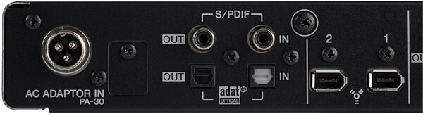 open zoom image for Steinberg MR816X Advanced Integration DSP Studio FireWire Audio Interface, Back Panel Left