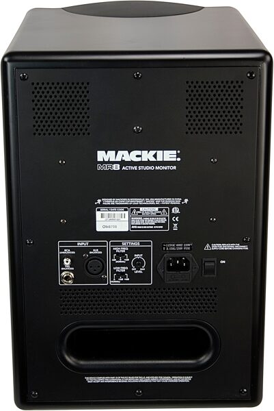 open zoom image for Mackie MR8 2-Way Active Studio Monitor (1x8 in.), Rear 2