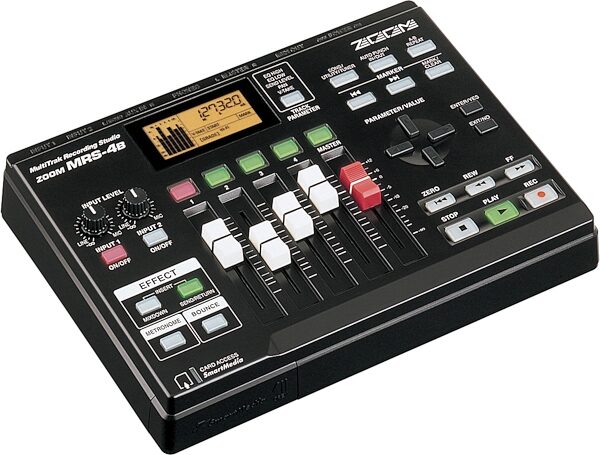 open zoom image for Zoom MRS4B 4-Track Digital Recorder with 32MB SmartMedia Card, Black